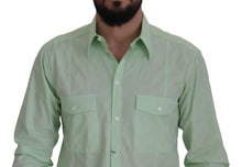 Load image into Gallery viewer, Dolce & Gabbana Mint Green Slim Fit Casual Button-Down Shirt