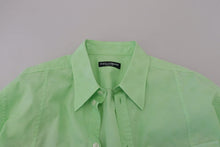 Load image into Gallery viewer, Dolce & Gabbana Mint Green Slim Fit Casual Button-Down Shirt