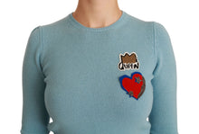 Load image into Gallery viewer, Dolce & Gabbana Queen Heart Beaded Wool Sweater