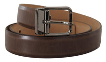 Load image into Gallery viewer, Dolce & Gabbana Elegant Leather Belt with Metal Buckle
