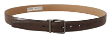 Load image into Gallery viewer, Dolce & Gabbana Elegant Leather Belt with Metal Buckle