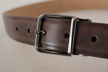 Load image into Gallery viewer, Dolce & Gabbana Elegant Leather Belt with Metal Buckle