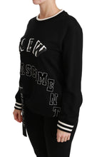 Load image into Gallery viewer, Dolce & Gabbana Chic Black Sequined Cotton Sweater