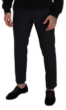 Load image into Gallery viewer, Dolce & Gabbana Black Wool Men Formal Pants