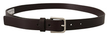 Load image into Gallery viewer, Dolce & Gabbana Elegant Leather Belt with Engraved Logo Buckle