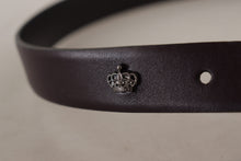Load image into Gallery viewer, Dolce & Gabbana Elegant Dark Brown Leather Belt