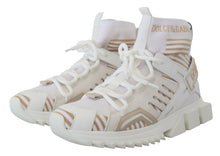 Load image into Gallery viewer, Dolce & Gabbana Elegant White Beige SORRENTO Sneakers