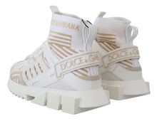 Load image into Gallery viewer, Dolce & Gabbana Elegant White Beige SORRENTO Sneakers