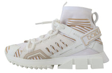 Load image into Gallery viewer, Dolce & Gabbana Elegant White Beige SORRENTO Sneakers