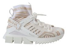Load image into Gallery viewer, Dolce & Gabbana Elegant White Beige SORRENTO Sneakers