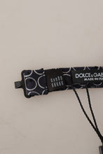 Load image into Gallery viewer, Dolce & Gabbana Elegant Black and White Silk Bow Tie