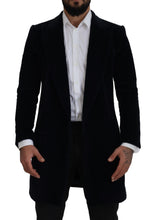 Load image into Gallery viewer, Dolce & Gabbana Elegant Black Cotton Long Cardigan Jacket