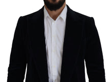 Load image into Gallery viewer, Dolce & Gabbana Elegant Black Cotton Long Cardigan Jacket
