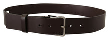 Load image into Gallery viewer, Dolce & Gabbana Elegant Dark Brown Leather Belt