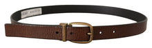 Load image into Gallery viewer, Dolce & Gabbana Elegant Leather Belt with Metal Buckle