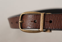 Load image into Gallery viewer, Dolce & Gabbana Elegant Leather Belt with Metal Buckle