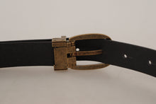Load image into Gallery viewer, Dolce & Gabbana Elegant Leather Belt with Metal Buckle
