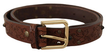 Load image into Gallery viewer, Dolce & Gabbana Elegant Leather Belt with Metal Buckle