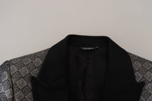 Load image into Gallery viewer, Dolce & Gabbana Elegant Silver Patterned Slim Fit Suit