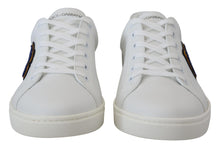 Load image into Gallery viewer, Dolce & Gabbana Elegant White Leather Men's Sneakers