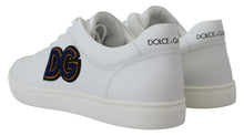 Load image into Gallery viewer, Dolce & Gabbana Elegant White Leather Men's Sneakers