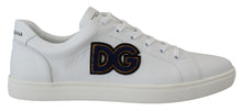 Load image into Gallery viewer, Dolce & Gabbana Elegant White Leather Men's Sneakers