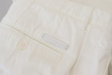 Load image into Gallery viewer, Dolce & Gabbana White Cotton Skinny Chino Pants