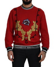 Load image into Gallery viewer, Dolce & Gabbana Dazzling Sequined Red Pullover Sweater