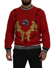 Load image into Gallery viewer, Dolce & Gabbana Dazzling Sequined Red Pullover Sweater