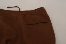 Load image into Gallery viewer, Dolce & Gabbana Brown Cashmere Men Drawstring Jogger Pants