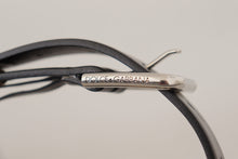 Load image into Gallery viewer, Dolce & Gabbana Chic Black Leather Belt with Engraved Buckle