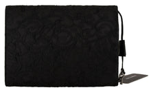 Load image into Gallery viewer, Dolce & Gabbana Elegant Black Silver Clutch Portfolio