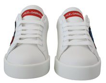 Load image into Gallery viewer, Dolce & Gabbana White Portofino Logo Classic Sneakers Shoes