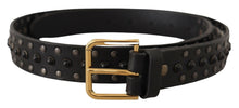 Load image into Gallery viewer, Dolce & Gabbana Elegant Leather Belt with Logo Engraved Buckle