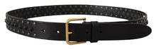 Load image into Gallery viewer, Dolce & Gabbana Elegant Leather Belt with Logo Engraved Buckle