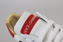 Load image into Gallery viewer, Dolce & Gabbana White Portofino Logo Classic Sneakers Shoes