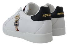 Load image into Gallery viewer, Dolce & Gabbana White Logo Patch Embellished Sneakers Shoes