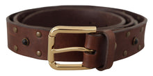 Load image into Gallery viewer, Dolce & Gabbana Elegant Leather Belt with Metal Buckle