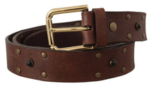 Load image into Gallery viewer, Dolce & Gabbana Elegant Leather Belt with Metal Buckle