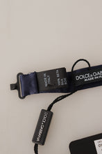Load image into Gallery viewer, Dolce & Gabbana Elegant Sapphire Silk Bow Tie