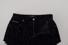 Load image into Gallery viewer, Dolce & Gabbana Elegant High Waist Denim Hot Pants Shorts
