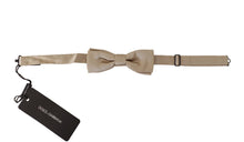 Load image into Gallery viewer, Dolce & Gabbana Dazzling Gold Silk Bow Tie
