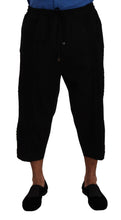 Load image into Gallery viewer, Dolce & Gabbana Elegant Black Cropped Torero Pants