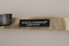 Load image into Gallery viewer, Dolce & Gabbana Dazzling Gold Silk Bow Tie