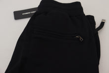 Load image into Gallery viewer, Dolce & Gabbana Black Cotton #DGFamily Sequined Jogger Pants