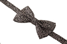 Load image into Gallery viewer, Dolce & Gabbana Elegant Black and White Silk Bow Tie