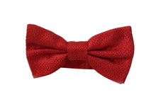 Load image into Gallery viewer, Dolce & Gabbana Elegant Red Silk Bow Tie