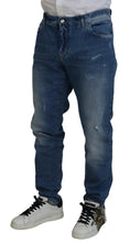 Load image into Gallery viewer, Dolce & Gabbana Blue Washed Skinny Cotton Denim Jeans