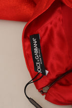 Load image into Gallery viewer, Dolce & Gabbana Metallic Red High Waist Mini Skirt