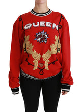 Load image into Gallery viewer, Dolce & Gabbana Radiant Red Sequined Crew Neck Sweater